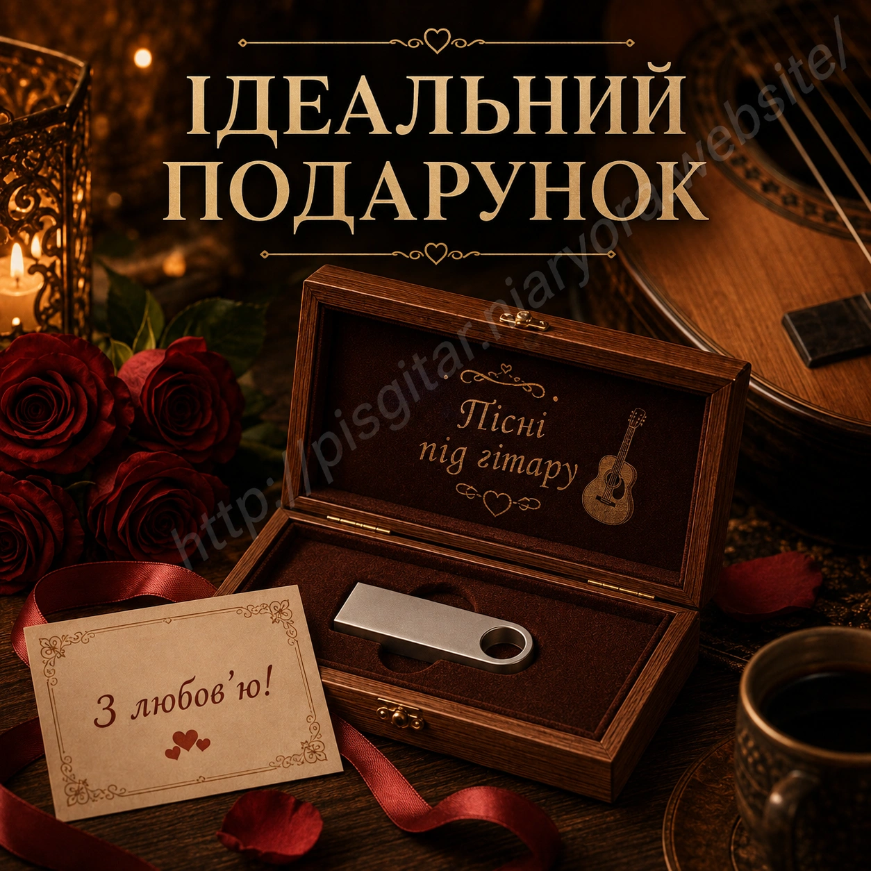 Флешка Пісні під гітару як подарунок