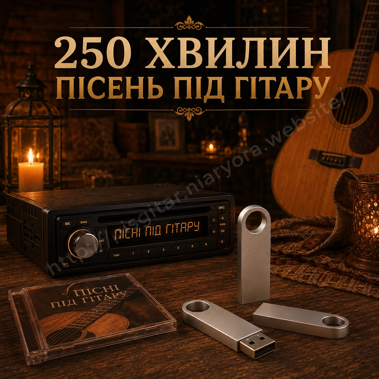 250 хвилин пісень під гітару